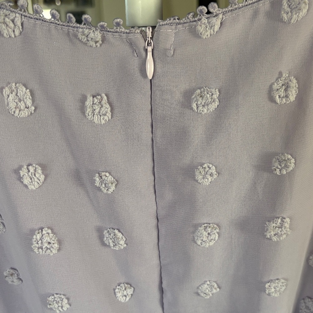 Simplee Apparel Lavender Lace Dress Spring - Picture 6 of 7